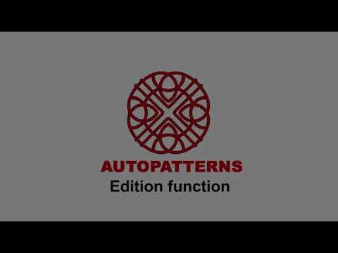18. AUTOPATTERNS Editing functions