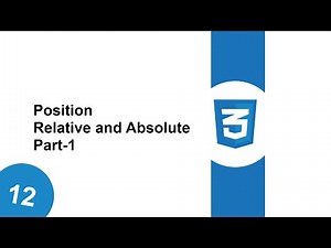 12 Position in CSS | How Position works in CSS | HTML CSS | Part - 1 #css3 #css3tutorial