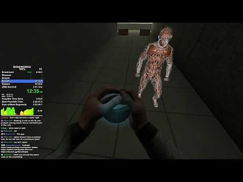 Boneworks 100% VR Speedrun in 3:02:19