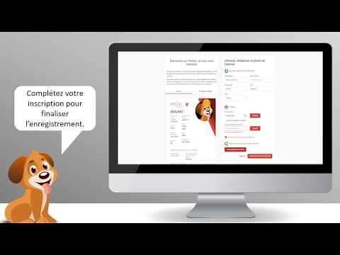 TUTO PETLINK - créer un compte Petlink et activer la médaille d'un animal