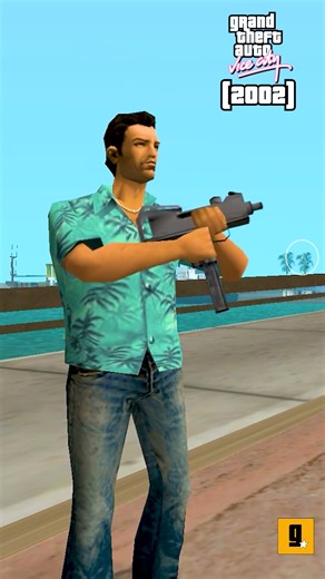 UZI Reloading Evolution in GTA Games! ( So Satisfying !😮 ) #shortfeed #gta #gtalogic #gtasanandreas