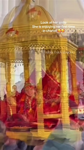 Experience Joy with Kumari's First Chariot Ride