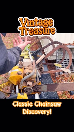 Vintage Chainsaw Treasure Discovered! #chainsaw #vintage