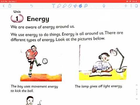 Grade 4 NST Lockdown Lesson 3: Energy - types and sources of energy