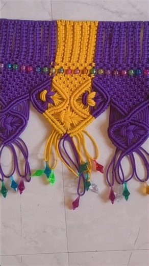 Micron Toran New Design Ready! 😍 Traditional Toran Making | #Shorts”
