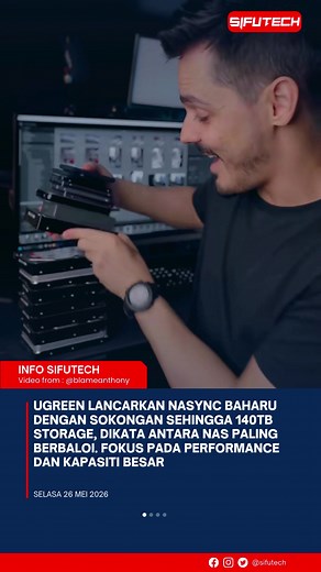UGREEN NASync 140TB: NAS pribadi untuk storan besar dan akses pantas