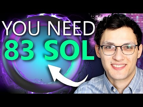 Why You Need 83 Solana Today! | Solana (SOL) Staking and Price