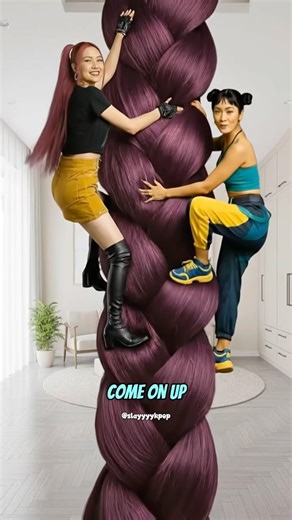 What is Mira & Zoey doing in Rumi’s hair?! 😱 #kpopdemonhunters #shorts