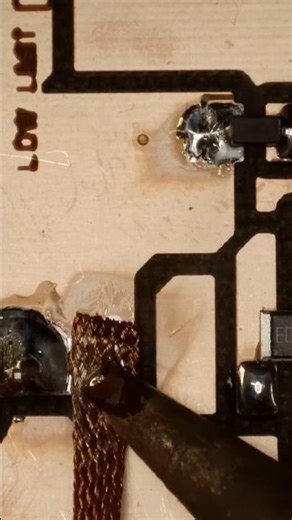 Microscope Soldering #electricalengineering #pcb #soldering #diy #fiberlaser