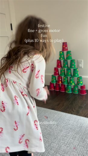Gina Gendron, M.Ed, CAGS | Save this post and follow @aplayfilledlife for more festive ways to learn and play! Need links? Comment CUP. 1. Add sticker “ornaments”... | Instagram