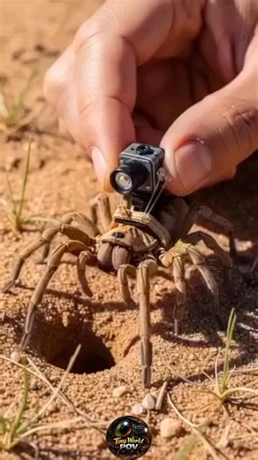 POV: Inside a Camel Spider’s Underground Burrow 😳 #shorts #camelspider #animalpov #camelday
