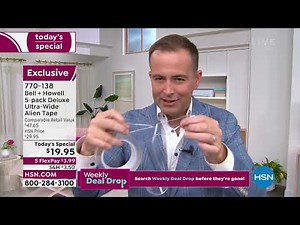 Bell + Howell 5pack Deluxe UltraWide Alien Tape