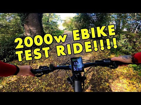 Pt. 4 Test-Ride! ~ 2000w D.I.Y ELECTRIC BIKE!