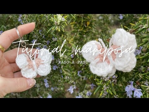 Tutorial mariposa a crochet | MOONLUN CROCHET