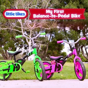 Looking for a fun activity to keep your child busy all summer long? Little Tikes is here to help with My First Balance-to-Pedal Bike! 🚴 The bike transitions easily between Balance Mode and Pedal Mode so your child can learn to ride at their own speed. Shop now at Target. | Little Tikes