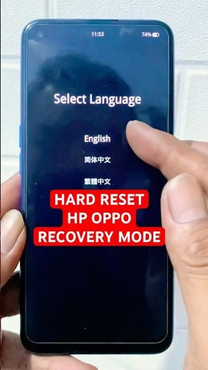 How to reset an Oppo cellphone because you forgot the screen password, hard reset Oppo recovery m...