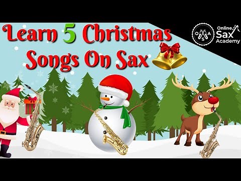 How to play 5 Christmas Songs on Sax: Rudolf the Red Nose Reindeer, Silent Night, +More #17