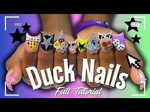 Duck Nails [ Full Tutorial + Tips & Tricks ]💕