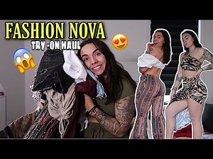 MASSIVE FASHION NOVA TRY ON HAUL | Swimsuits, Leggings, Dresses...