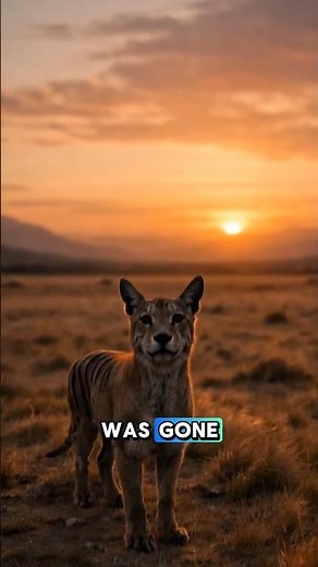 The Tasmanian Tiger vanished from Earth… but its story is shocking.