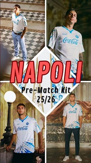 🇮🇹😍 EA7 x Napoli 25/26 Pre-Match Kit Looks Incredible 🔵