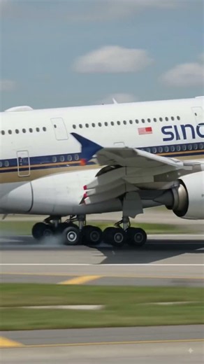 Giant Airbus A380 Touch & Go Action! 🛫 #aviation