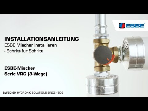 ESBE 3-Wege Mischer installieren - VRG