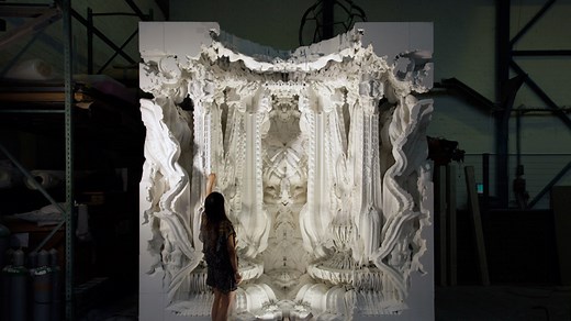 digital grotesque: full-scale 3D printed room realized