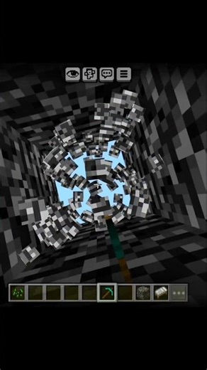 bedrock kabhi bhi Tut nahin Sakta 😱#minecraft #shorts