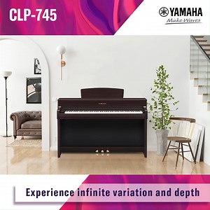 Play the keys of Yamaha CLP-745 digital pianos with a wide range of speed and depth and experience an infinite variation in tone to create performances that are entirely unique to pianists. Know more: https://yamaha.io/3fzCBXe #yamaha #makewaveswithyamaha #yamahamusic #yamahamusicindia #YamahaCLP745 #digitalpiano #portablekeyboard #silentpiano | Yamaha Music India
