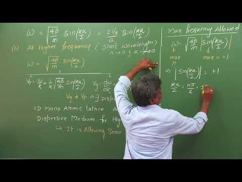 7. Lattice Vibrations Part 2 | Solid State Physics for CSIR-NET & GATE