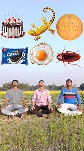Eating Oreo, cockroach, egg, biscuits, lizard, cake, lollipop, chicken, banana, burger, Maggi video #viral #reel #trending #shorts #funny | Soumik Sing