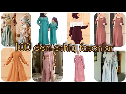 Hijobli Ayol va Qizlar uchun Bahor va Kuzgi liboslar 2022. Бахор ва Кузги Либослар Фасонлари.