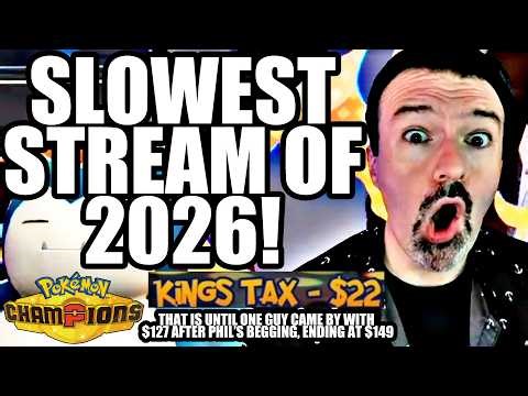 DSP Worst Crashout of 2026 During His Slowest Stream of 2026 Playing Pokemon Champions! 04-09-26
