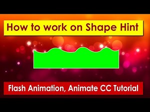 Shape Hints I Flash Animation Tutorial I Animate CC Tutorial I Flash Animation