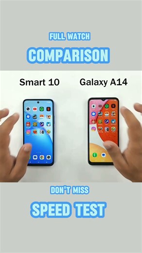 Budget Phone SHOWDOWN! Can the Infinix SMART 10 keep up with the Samsung A14?#shorts