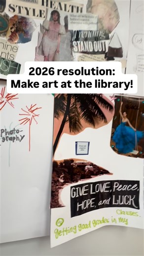 mcpl_libraries on Instagram: "New Year’s resolution: make art at the library! 🖼️We have one more vision board workshop for teens, Wed. 1/14 at 4pm at the Rockville Memorial Library Teen Lounge, plus myriad other art-making opportunities at our branches on our list at mcpl.link/events! 🎨And if you’re an at-home creator, check out hundreds of arts & crafts video lessons on Creativebug, free with your MCPL card at mcpl.link/creativebug! #librarylove #libraryprograms #montgomerycountymd"