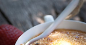 Crème brûlée à la catalane