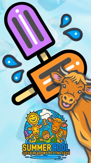 Cool down with a FREE popsicle every Friday at Green Meadows Farm! 🐐 Meet the animals 🚜 Climb on tractors 🌳 Play in the shade 🎉 And treat yourself to some frosty fun! 👉 Make plans for a cool day of family fun — only at Green Meadows Farm! #FridayFreeze #CoolDownAtTheFarm #GreenMeadowsFun #GreenMeadowsPettingFarm | Green Meadows Petting Farm