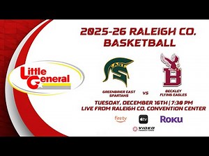 GREENBRIER EAST VS. BECKLEY FLYING EAGLES | 2025-26 HIGH SCHOOL BASKETBALL