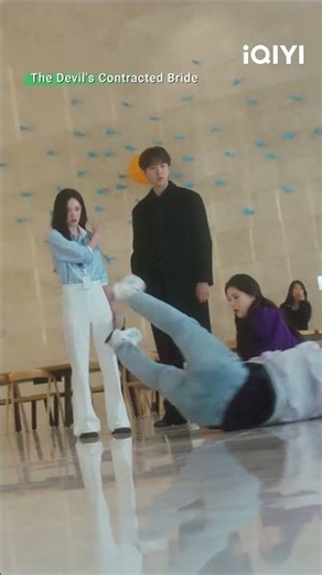 One slap sent him FLYING! #TheDevil'sContractedBride #kdrama