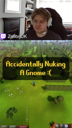 OMG! Accidentally Nuking A Gnome 😭 #osrs #runescape #twitch #gaming #shorts