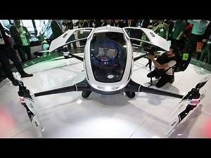 Chinese drone maker unveils human-carrying drone