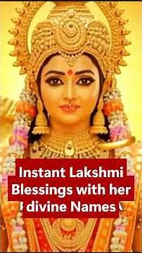 Lakshmi Blessings Activated | 108 Names for Prosperity