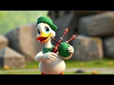 Duck Plays the Bagpipes in Ireland | Nursery Rhymes | Kids Songs | Baby Dance | Children music