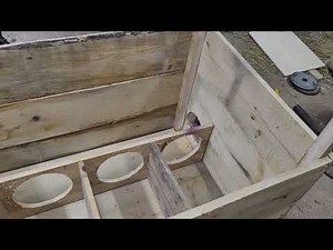 Homemade Rabbit Colony Nesting Box/Raised Garden Bed