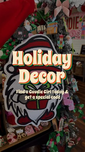 Our burlees and festive pieces are the easiest way to make your home feel merry and bright. And for today only… Ask any Gaudie Girl for her special Christmas countdown code and she’ll give it to you at checkout. 🎄🎁 Spruce up your space and snag the deal while it lasts. 💛 | Gaudie and Co