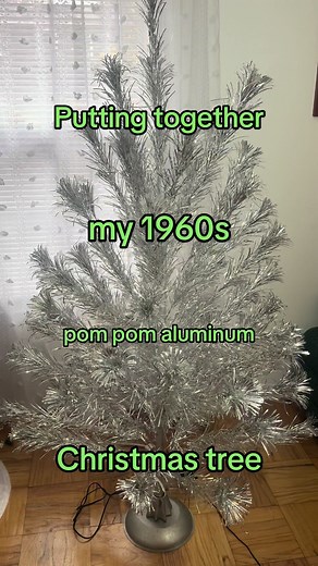 Setting Up the 1960s Aluminum Christmas Tree