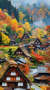 13K views · 505 reactions | Autumn in Shirakawa-go Japan!  #earthsscenery #japan #nature #shirakawago | Earth’s Scenery | Facebook
