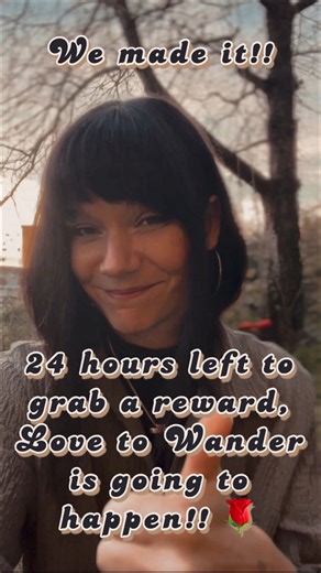 ADAYA on Instagram: "My gods, we already reached over 120% of my goal! You are absolutely amazing!! 🌹 24 hours left for you to grab one of the rewards I offer, Link in Bio! The best news is: Love to Wander will be yours within a year!! ❤️ Viva @wemakeit_com ✨ #wemakeit #lovetowander #adaya #darkfolk #femaleartist"